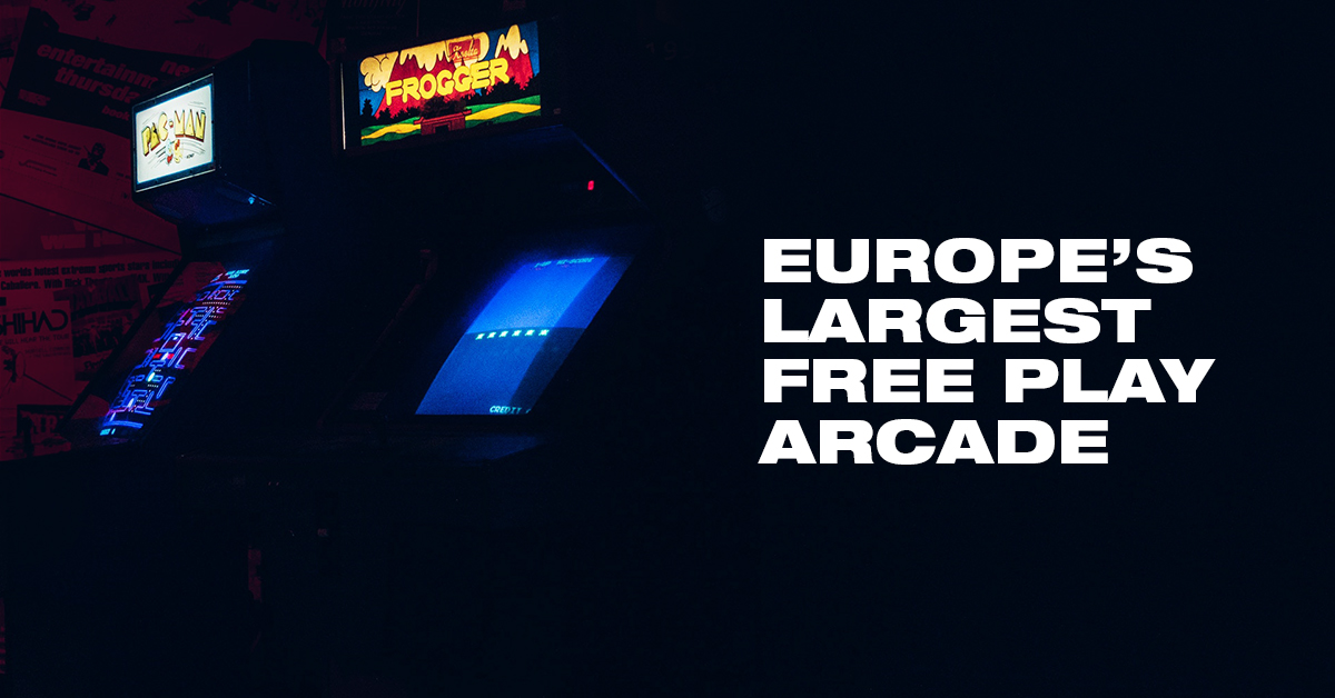 We found the Biggest Arcade in Europe inside a Warehouse in the middle of Bury