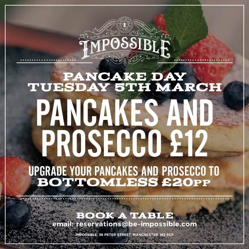 Best places to go for Pancake Day in Manchester