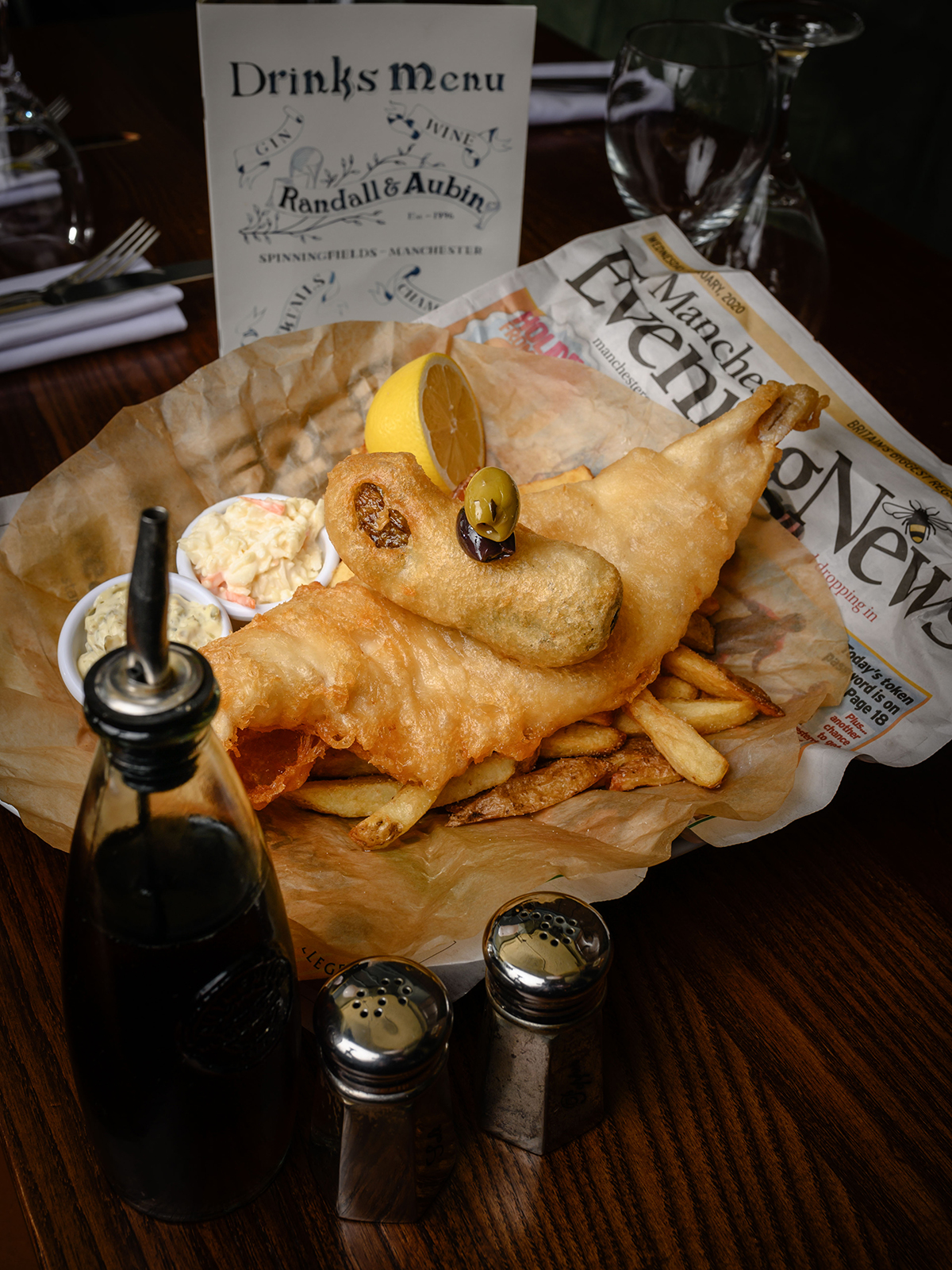 AwardWinning Heywood Ale Battered Haddock & Chips for £10 at Randall