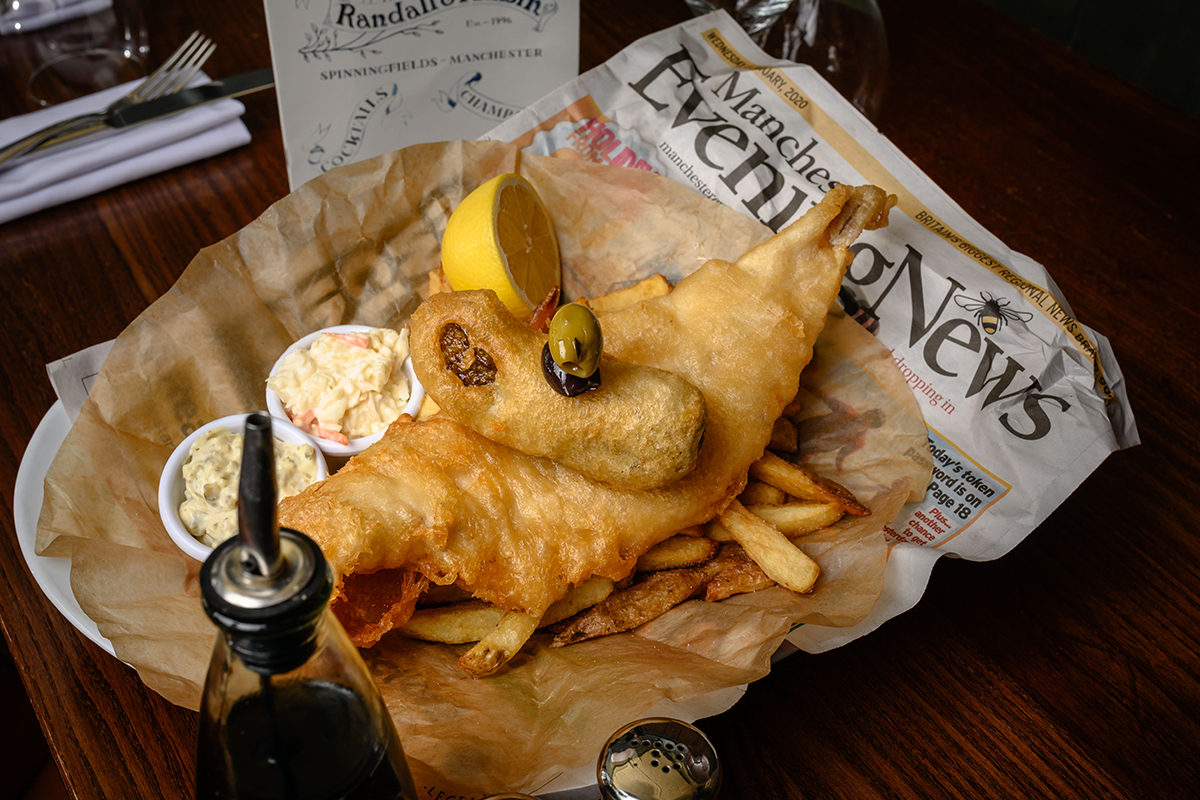 AwardWinning Heywood Ale Battered Haddock & Chips for £10 at Randall
