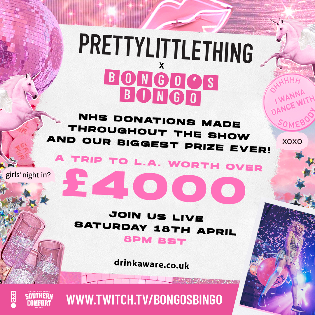 Play Bongo's Bingo and WIN a trip to LA worth over £4000!