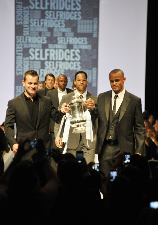 Fashion Kicks Charity Footballer event Westlife Manchester