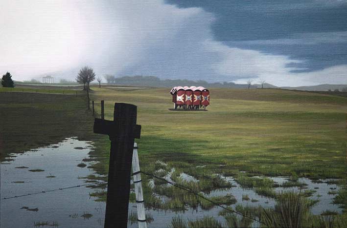 ​Romans abandoning Cardiff in AD380 - James Moore 