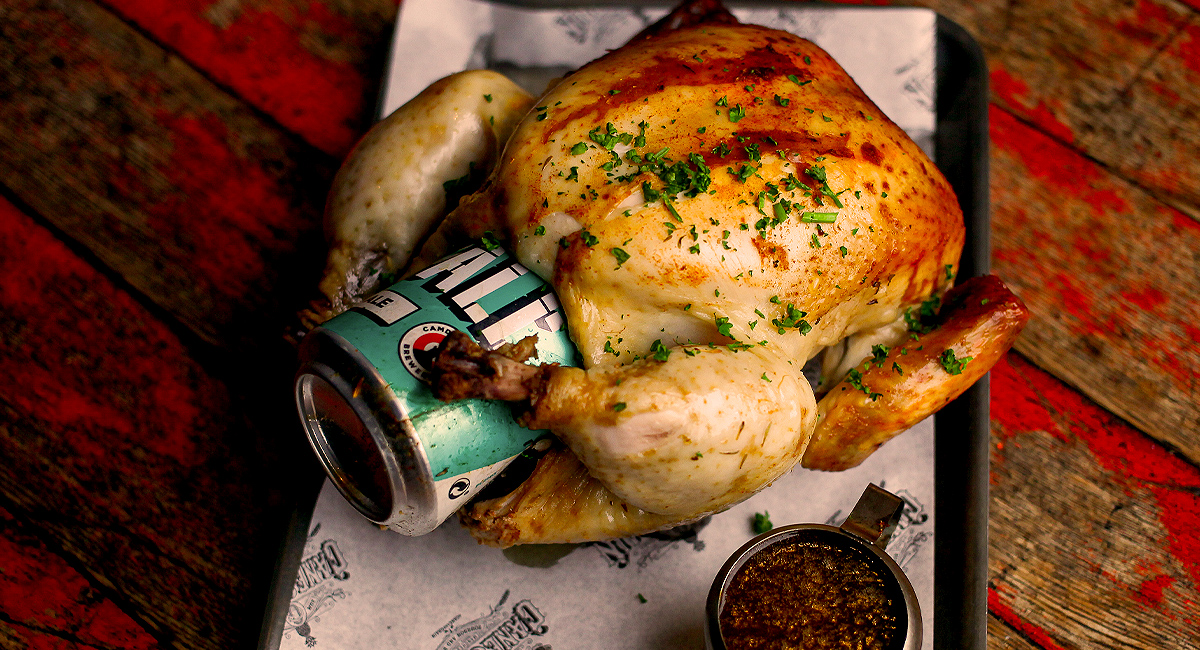 The Beer Can Chicken. A True Louisiana BBQ Classic comes to Manchester