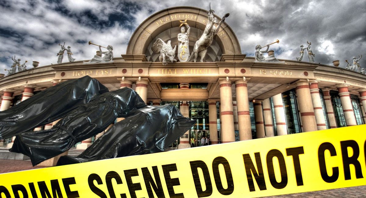 Myths of Manchester The Trafford Centre Body Bags Manchester’s Finest