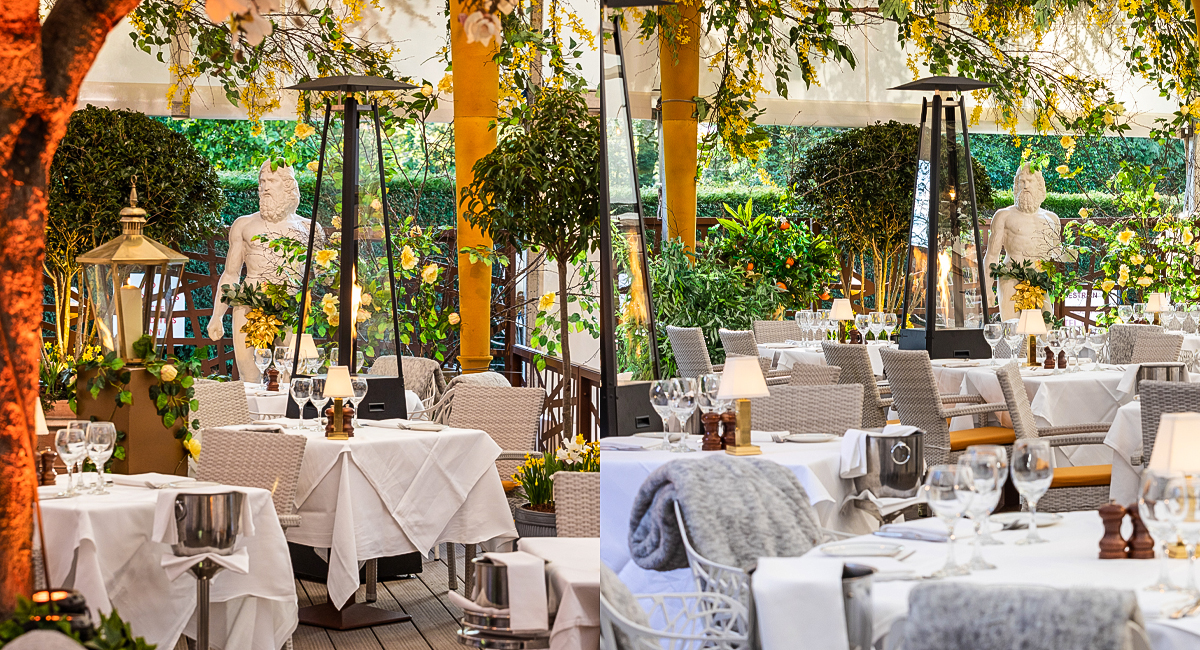 NEW OPENING The Garden of April at Hale Barnes' San Carlo Manchester