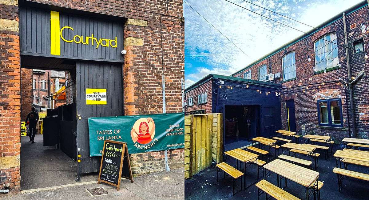 The Secret Booze & Street Food Courtyard Hidden Away in Royton