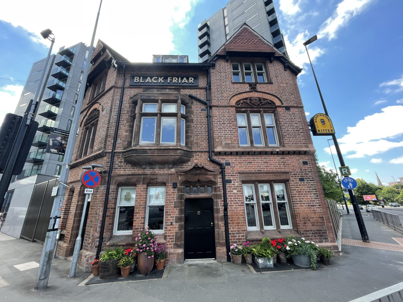 Risen from the Flames Salford's Historic Black Friar Pub is now OPEN!