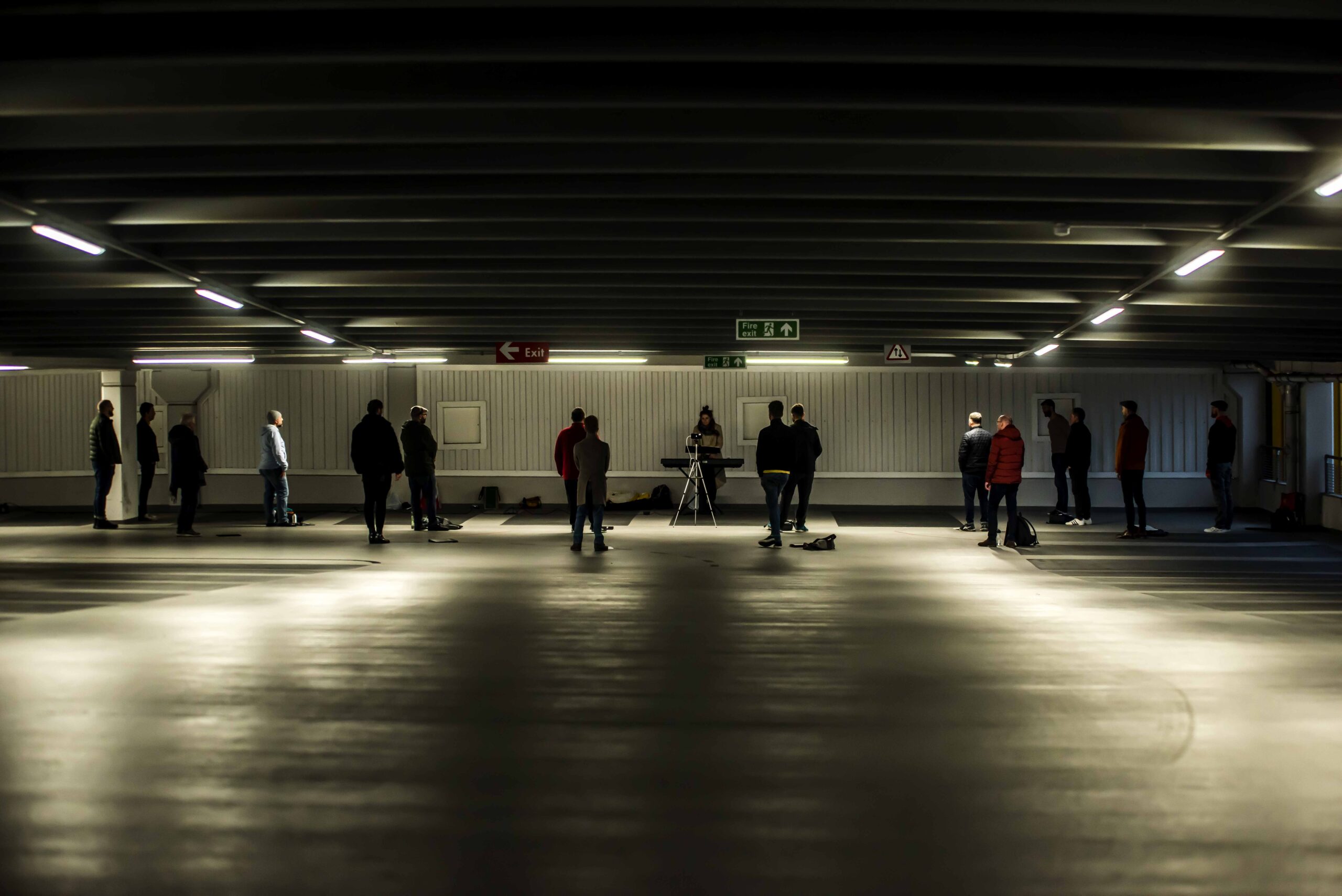 The Sunday Boys Q Park Manchester rehearsal 