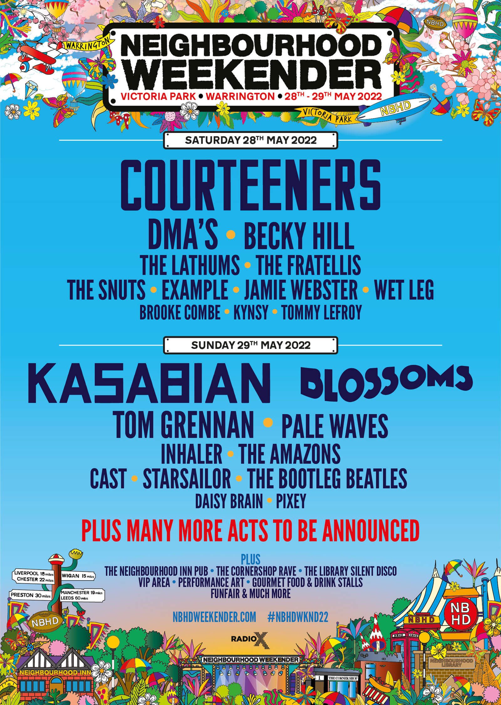 Neighbourhood Weekender 2022 with Courteeners, Kasabian, Blossoms