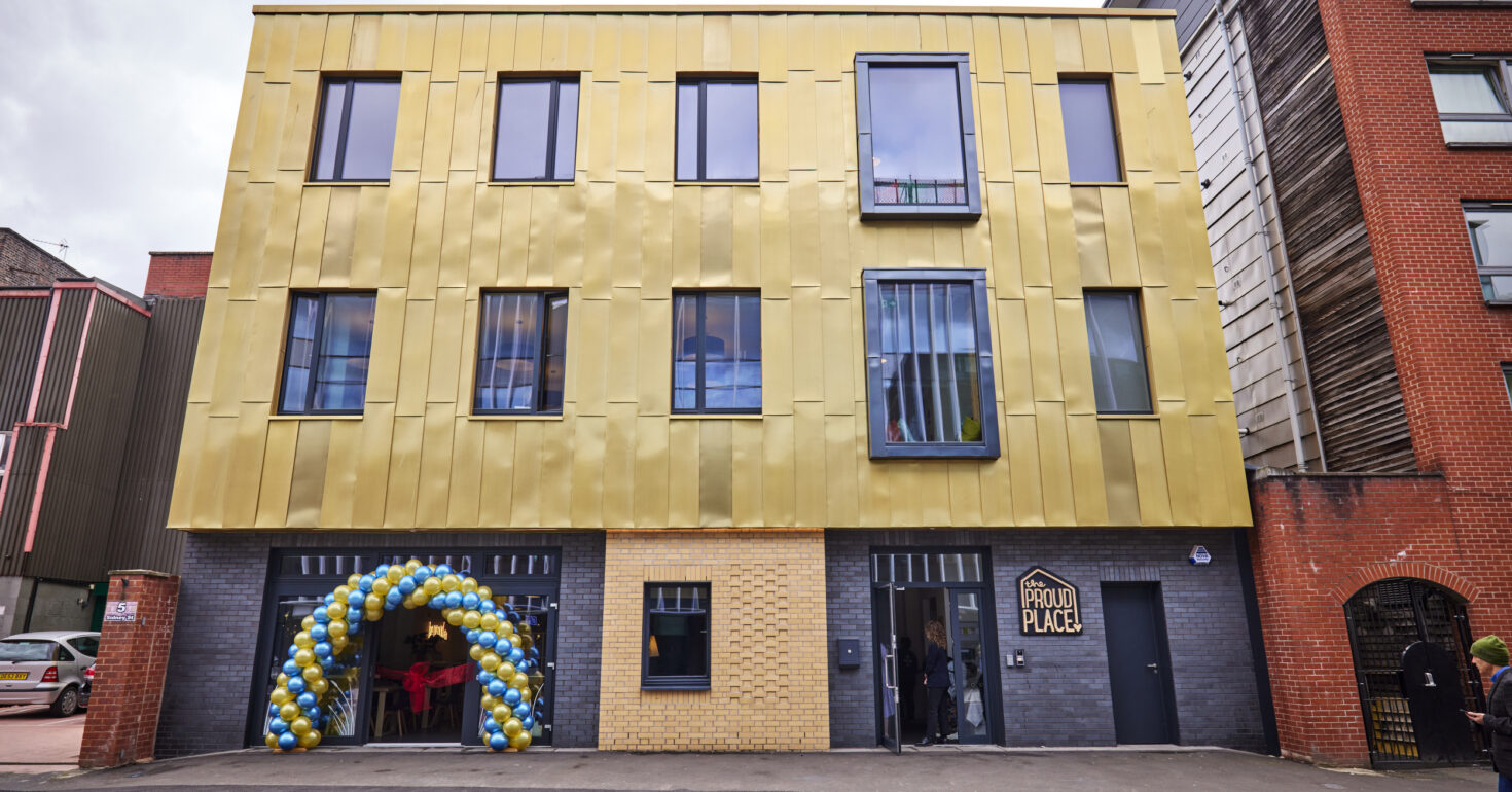 Proud Trust open their new building at 49-51 Sidney St, Manchester. The Proud Trust is an LGBT+ organisation that supports LGBT+ young people