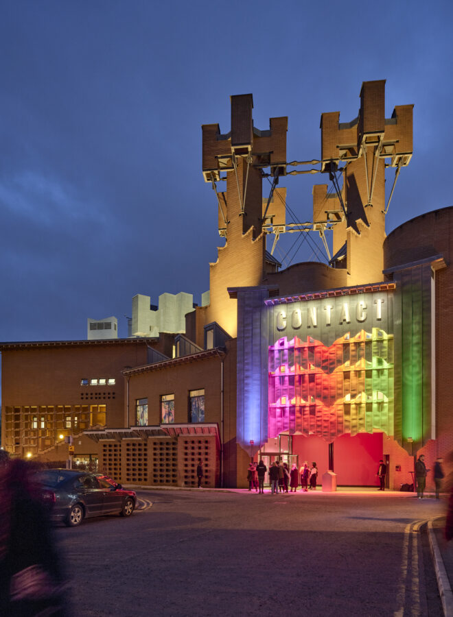 Contact Theatre’s new interior fitout by Architects Sheppard Robson