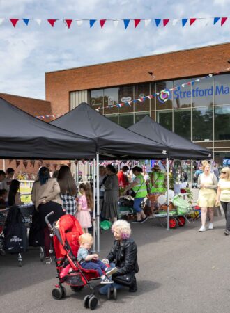 Stretford Mall jubilee celebrations.