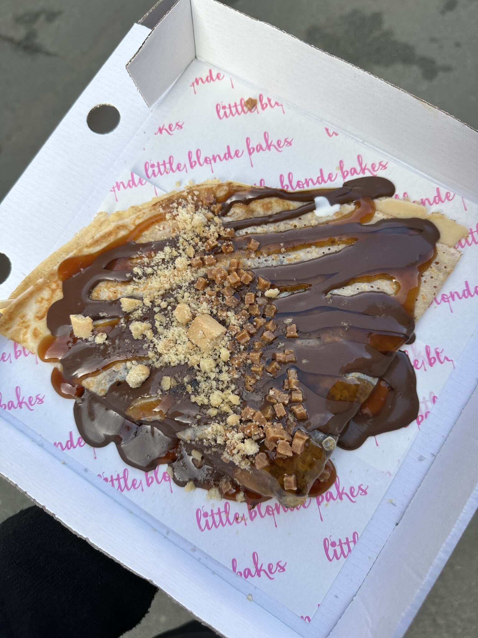 Ancoats bakery serving school dinner cake and cookie dough