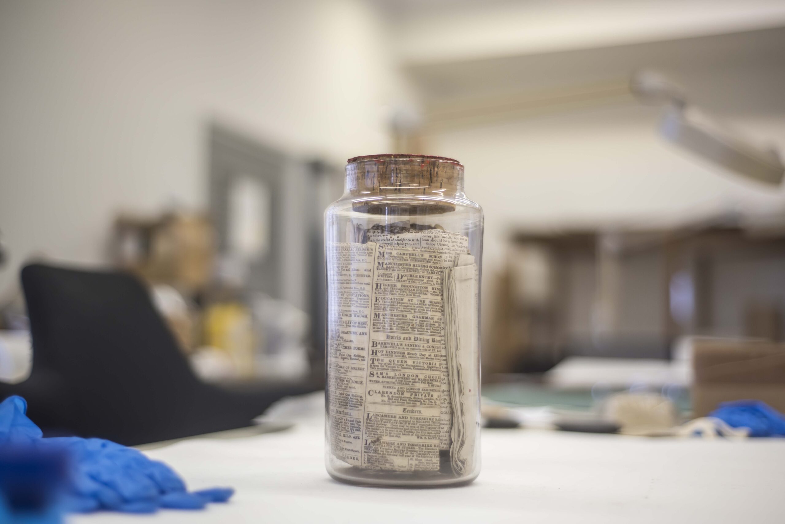 Explore a 150-year-old time capsule found in the walls of Manchester ...