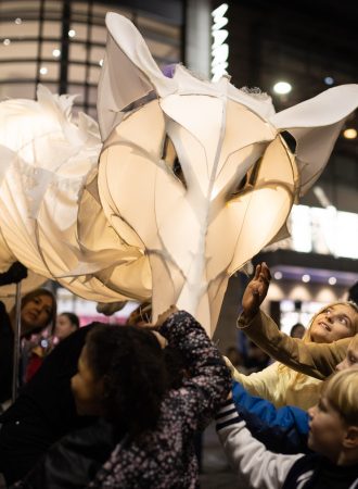 EDITORIAL USE ONLY

 

Performers in Manchester city centre surprise and delight Christmas shoppers at the launch of Festive Sundays, six weeks of sparkling performances taking place in the central retail district each Sunday, until December 18th.

Picture date: Sunday November 13, 2022. Festive Sundays has been commissioned and produced by Manchester Business Improvement District in partnership with Manchester City Council. Visitors and shoppers will enjoy an array of festive themed acts including a roaming Snow Globe, Living Lampposts, Mirror Men, Snow Fox Stilt Walkers, Penguins, Crumpet the Elf, Fat Cat Brass Band and Spark! light-up band - combining LED lighting with beautiful costumes, choreography, and high impact drumming. Photo credit should read: James Speakman/PA Wire.