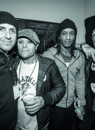 Sacha Lord with The Prodigy