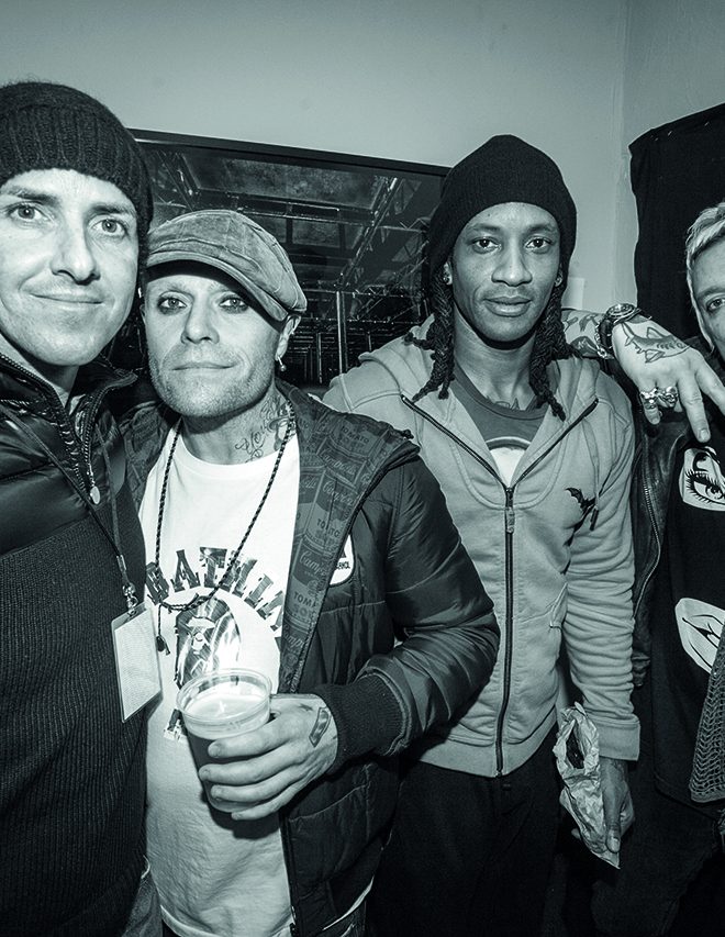 Sacha Lord with The Prodigy