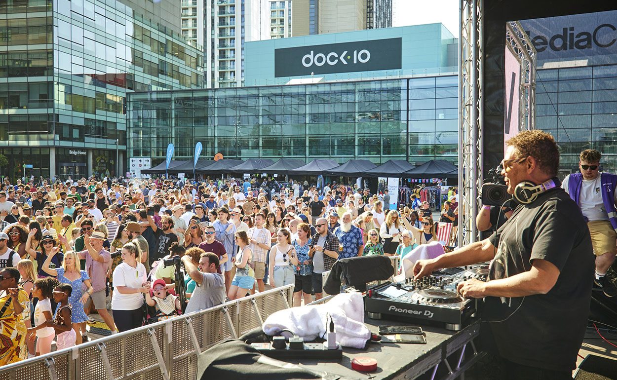WE Invented the Weekend at Salford Quays, MediaCityUK