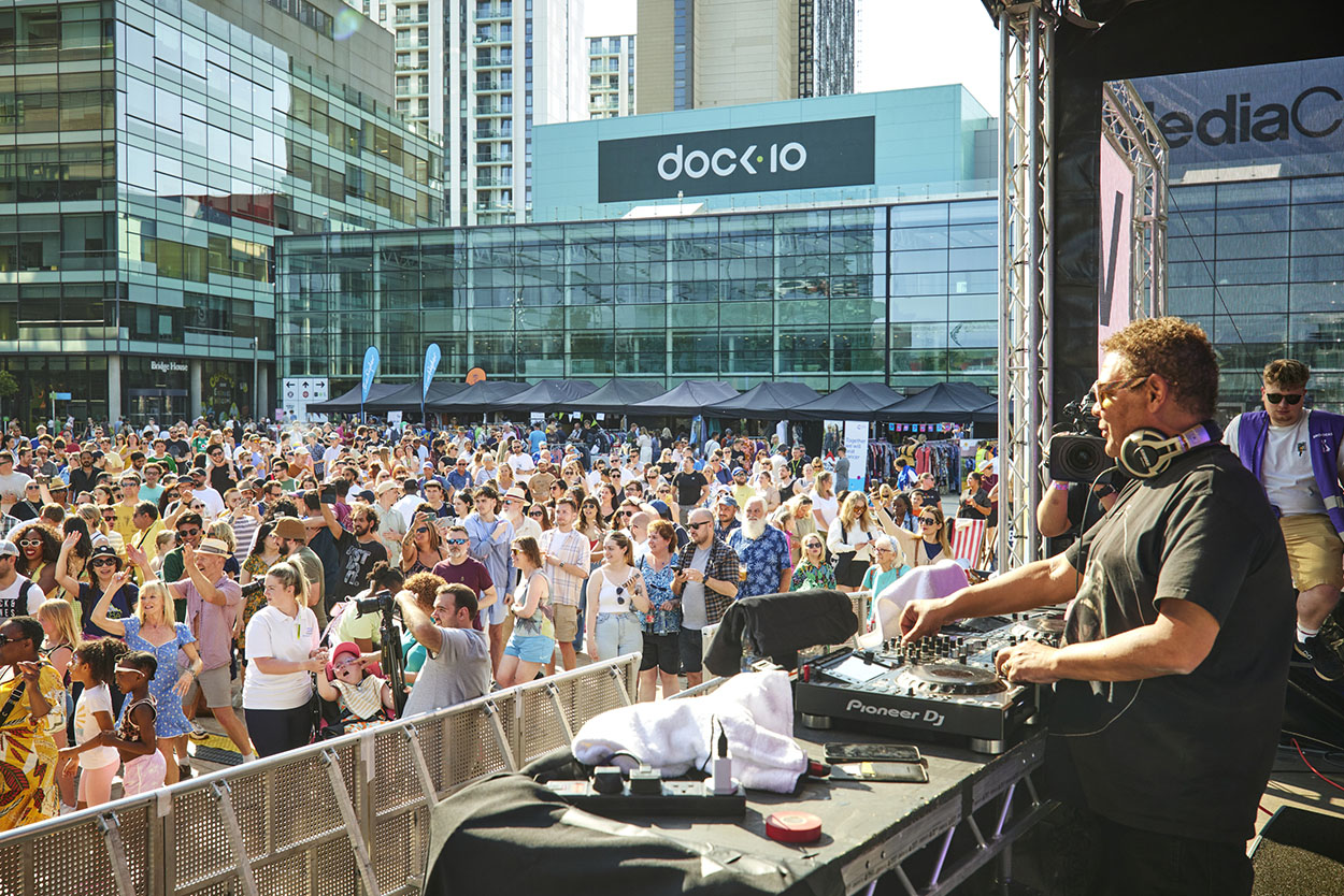 WE Invented the Weekend at Salford Quays, MediaCityUK