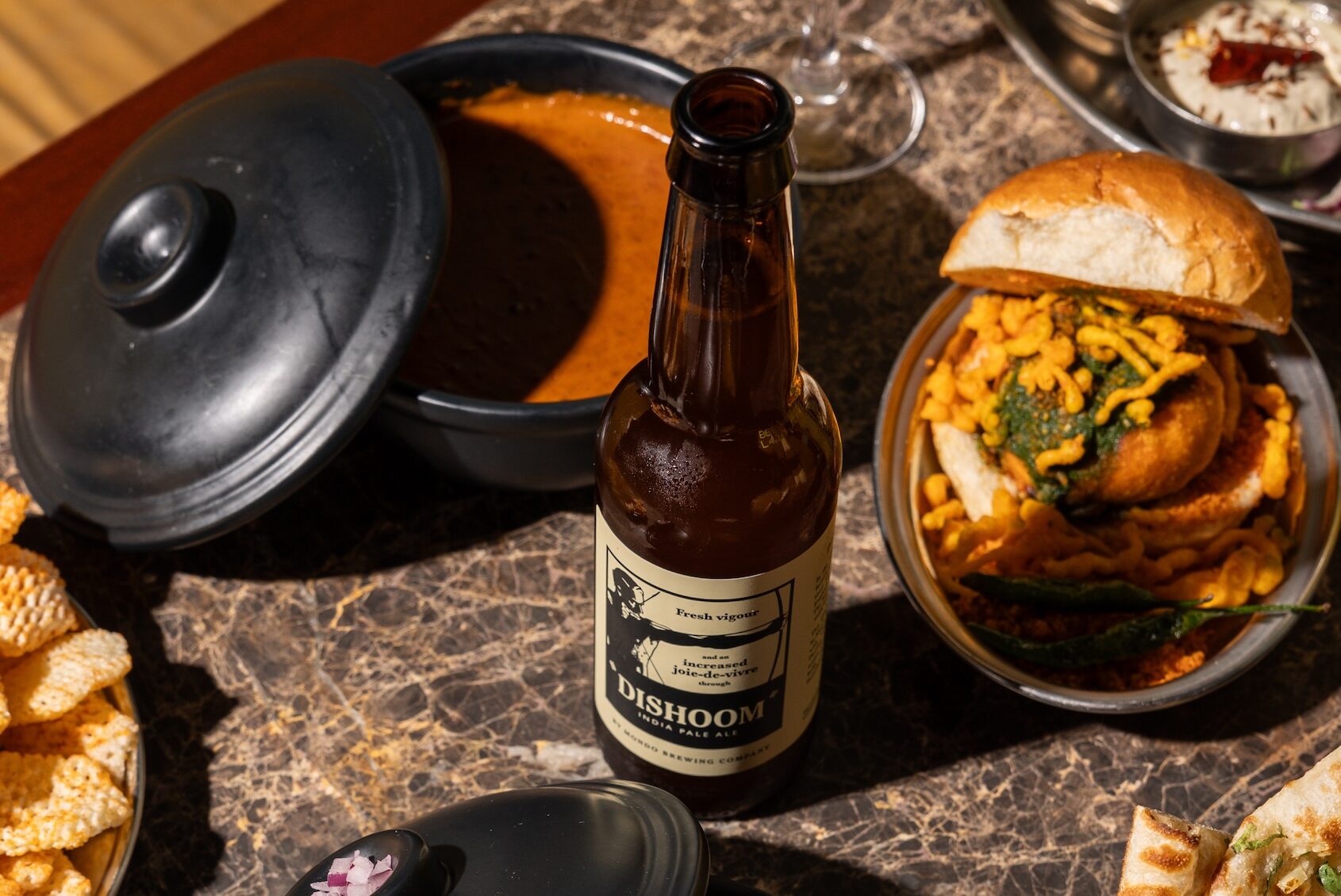 Free beer at Dishoom for Marathon finishers
