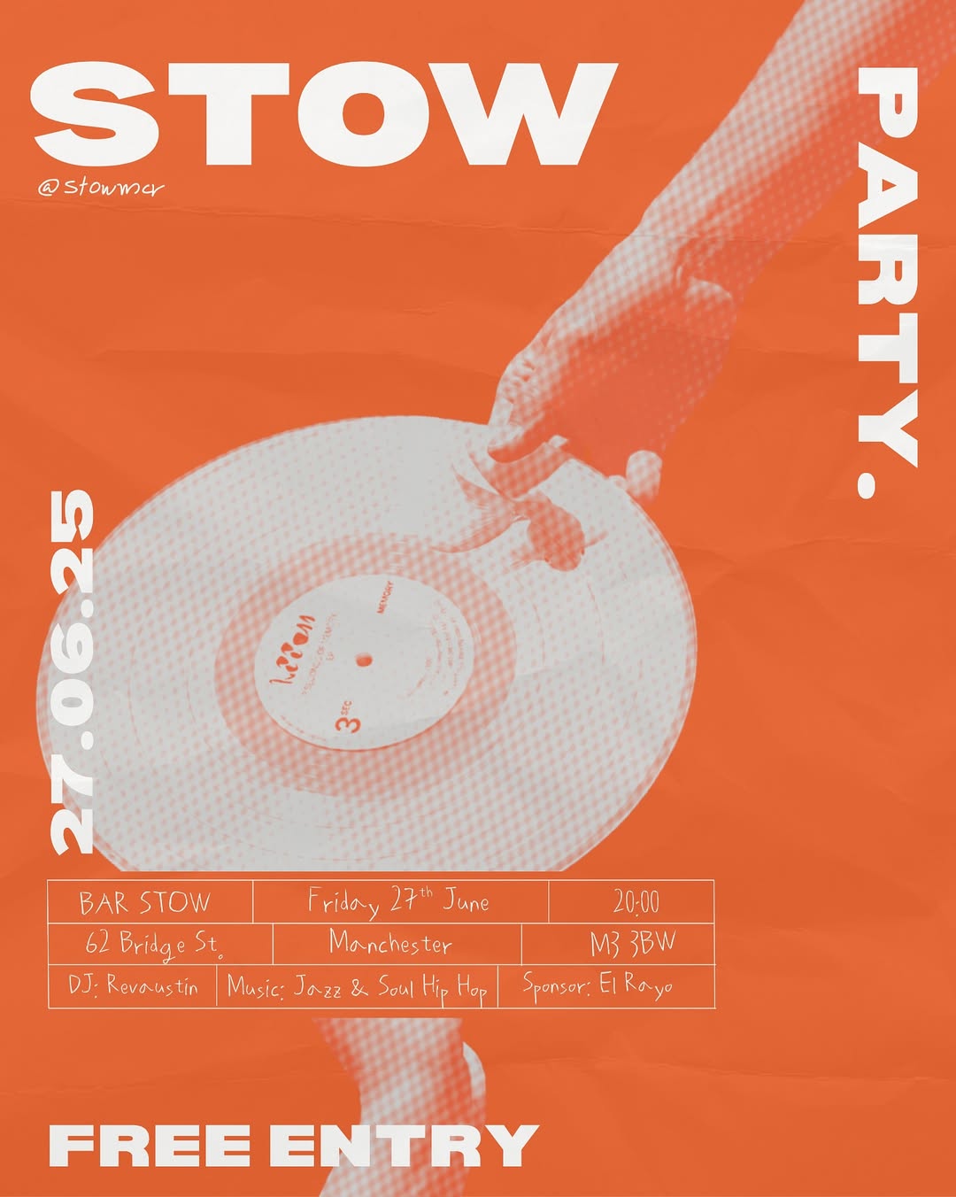 stow event poster