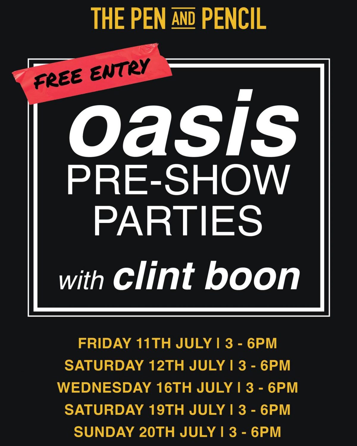 oasis shows