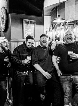 V.Goode Pies team, Tom Fastiggi, Owain Williams, Sam Grainger and Shuan Moffat