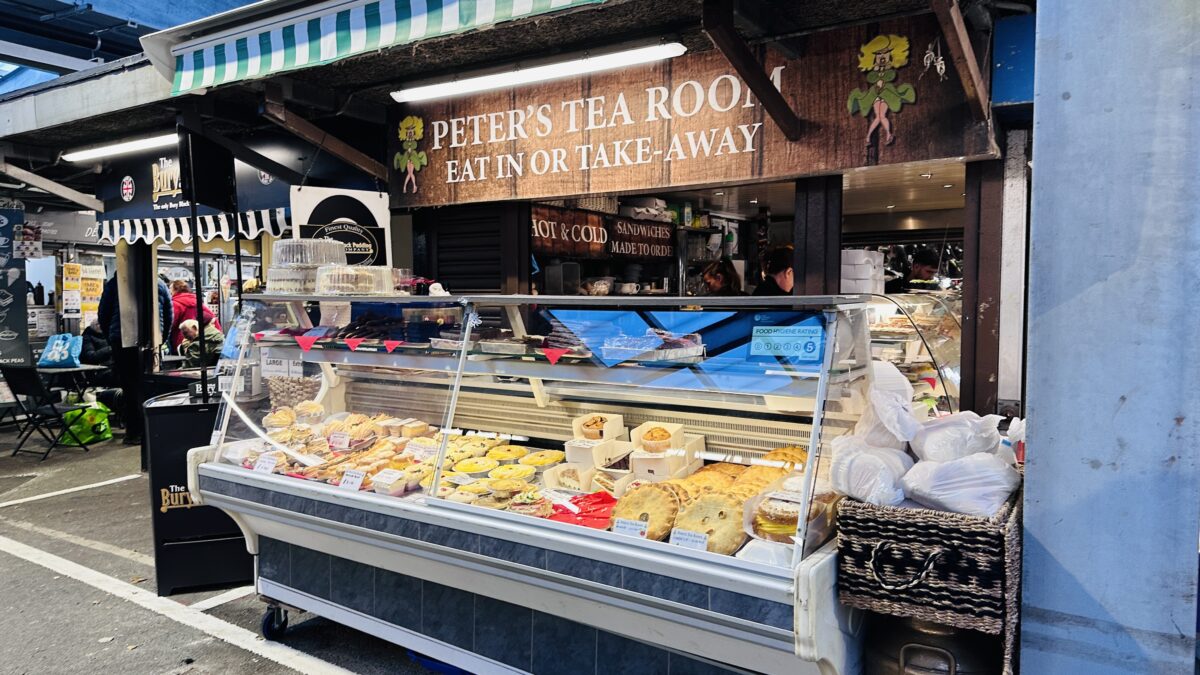 Peter's Tea Room Bury Market