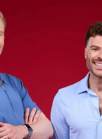 Photo: William Hanson and Jordan North of Help I Sexted My Boss